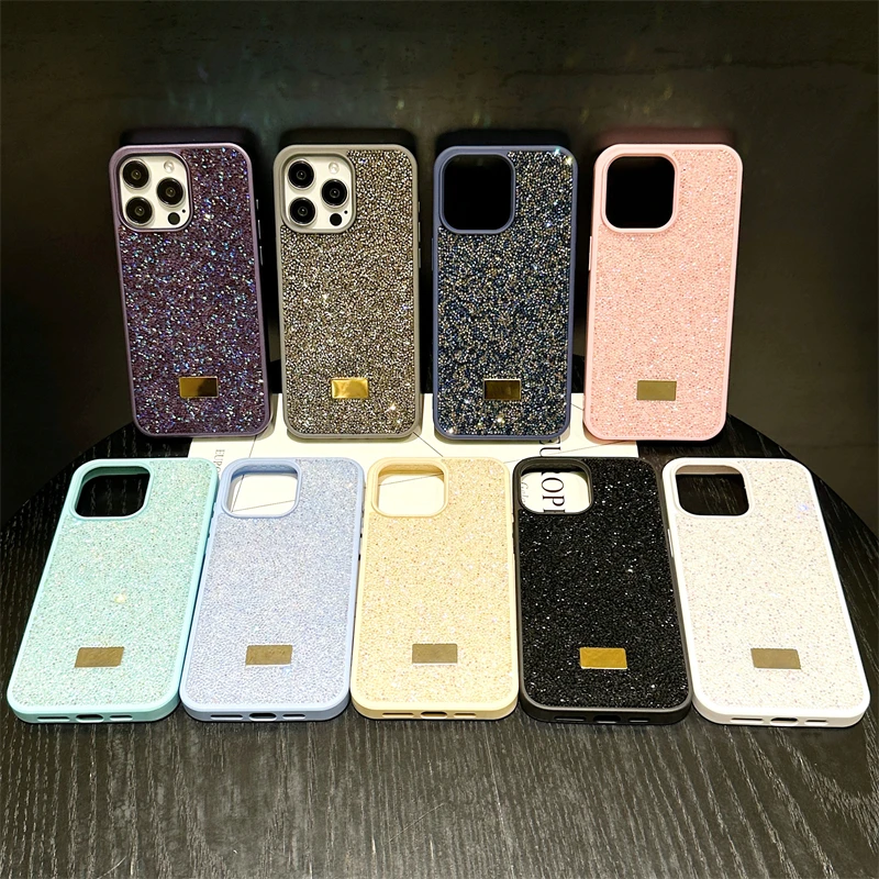 Luxury Star Diamond Phone Case Suitable For iPhone 15 Plus 14 13 12 11 Pro Max Shiny And Shiny Diamond Shockproof Back Cover 16