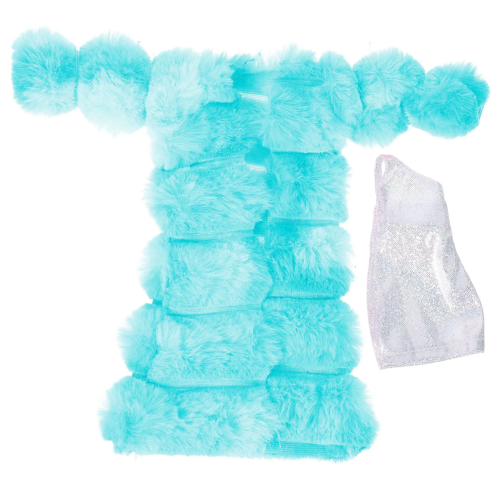 1Set Decorative Miniature Outfit Accessories Clothes Vest Coat T-Shirt Reusable Costume for Small Girls Creative Play