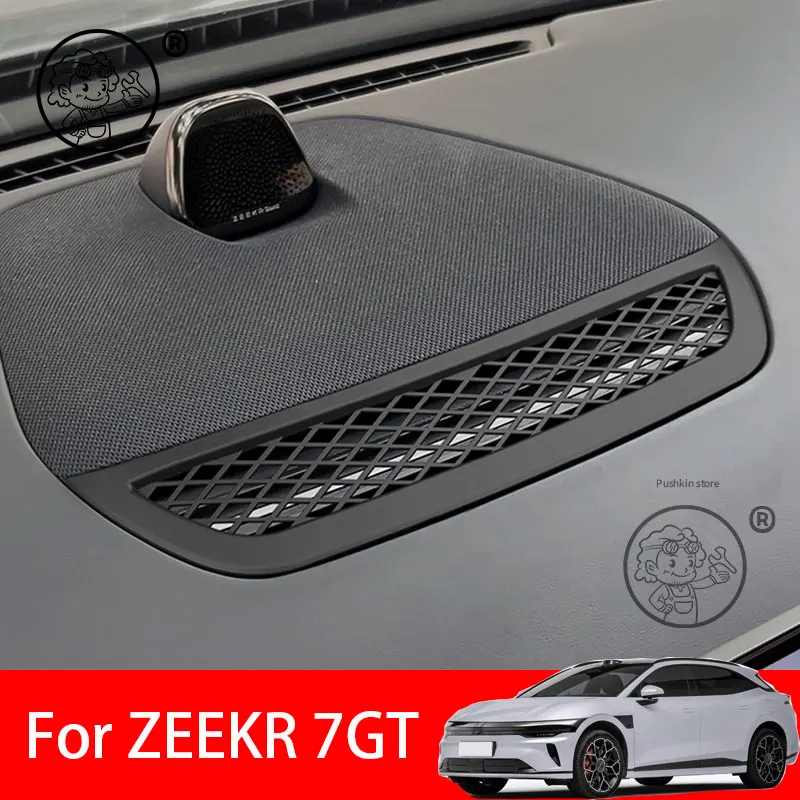 

For ZEEKR 7GT 2025 2026 Car Armrest Rear Air Conditioning Vents Dashboard Air Outlet Covers ABS Dust Proof Protective Cover