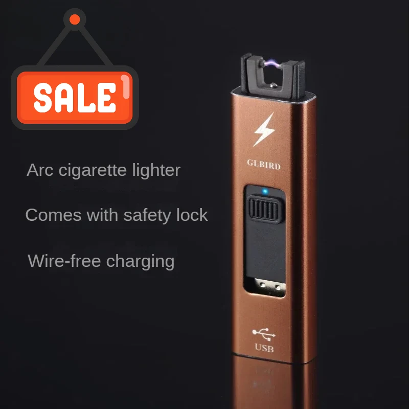 

Electric Lighter Windproof Electronic USB Lighter Plasma Arc Cigarette Lighters Rechargeable Smoking Accessories Cool Metal Gift