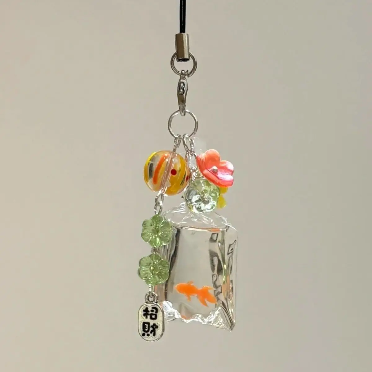 Cute Fish Keychain Phone Charms Lanyard Pendant Colorful Lucky Cases for iPhone15 CCD Camera Schoolbag Decor Y2K Accessories view 5