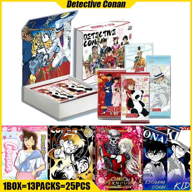 JIANG CARD Vol.6 Detective Conan Cards Anime Collection Cards Mistery Box Board Games Toys Birthday Gifts for Boys and Girls