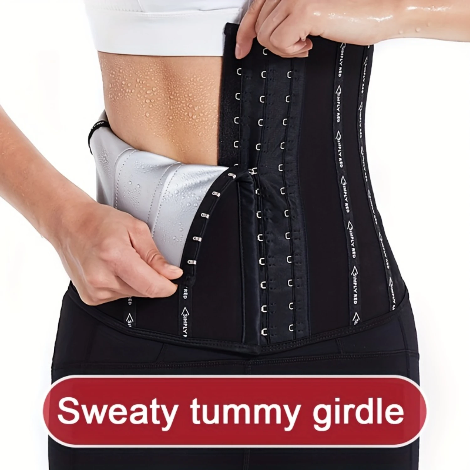 Postpartum Waist Trainer Sauna Sweat Belt for Slimming, Fat Burning, Body Shaping