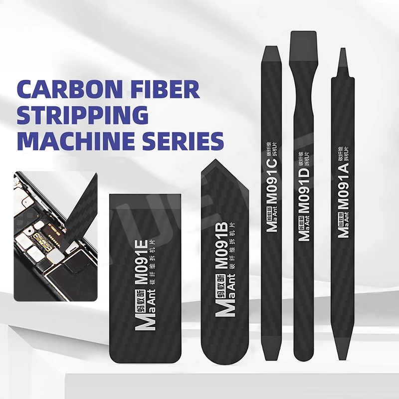 

MaAnt M091 деталь для разборки из углеродного волокна, высокотемпературный антистатический инструмент для разборки ноутбука мобильного телефона