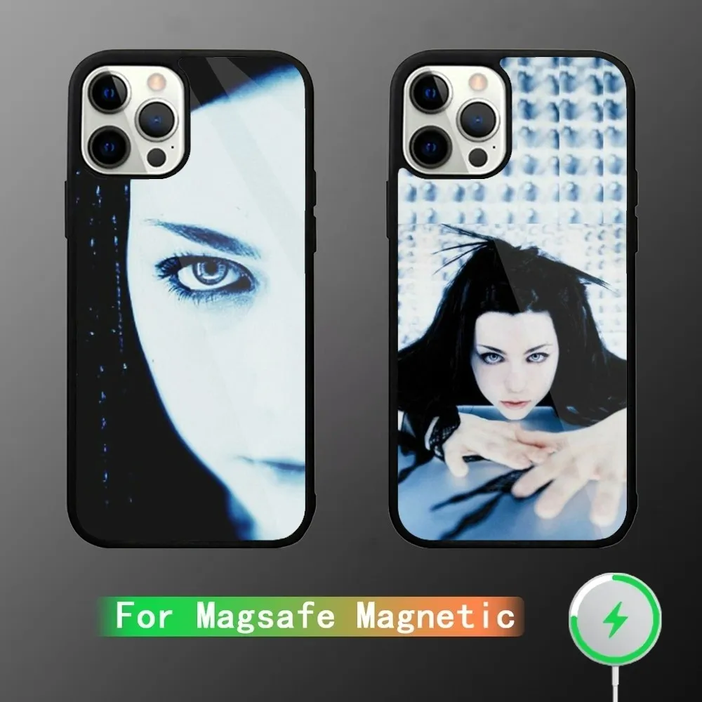 

Evanescence Amy Lee Phone Case For iPhone 16,15,14,13,12,11,Plus,Pro,Max Mini Magsafe Magnetic Wireless Charging