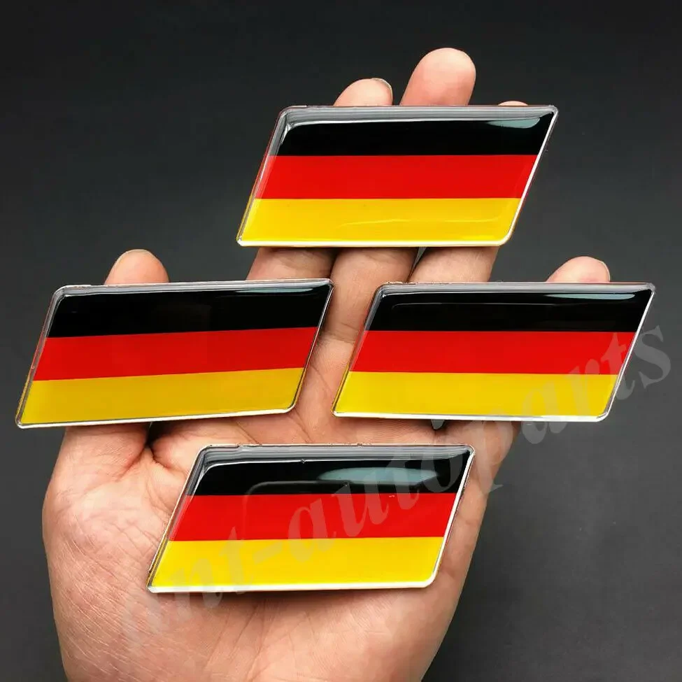 

4x Germany German Flag Car Fender Emblem Badge Motorcycle Fuel Fairing Sticker