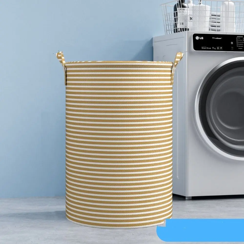 High Quality Foldable Laundry Basket Large Capacity Dirty Clothes Storage Bag Cotton and Linen Household Sundries Storage Basket