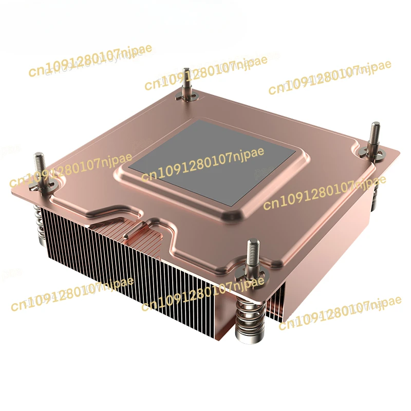 New 1U Passive Fanless CPU Cooler For LGA1700 78x78MM Hole Spacing 200W TDP - Image 5