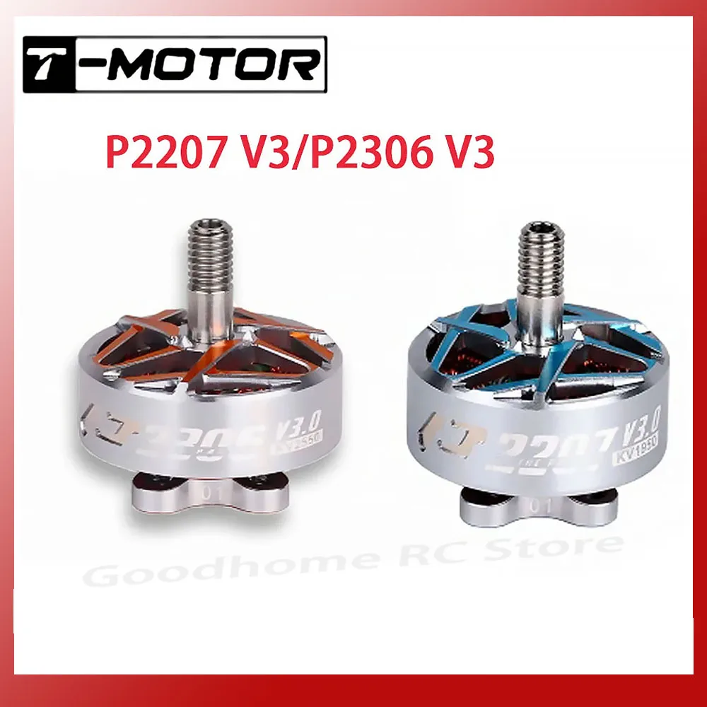 T-MOTOR P2207 P2306 V3 Pacer 6S KV1750 KV1950 KV2080 4S KV2550 Brushless Motor for RC FPV Freestyle Racing Drone Parts