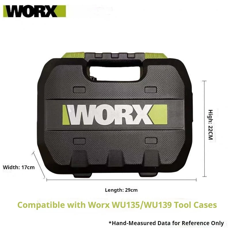 

Genuine WORX WU135 WU139 Plastic Tool Case - Injection-Molded Storage Box for 12V WU135 WU139 Series Portable & Impact-Resistant