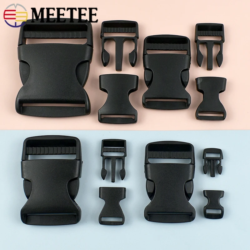 10/20/30Pcs 10-50mm Plastic Quick Release Buckles Luggage Backpack Fastener Buckle Pet Collar Adjust Clasp Crafts Accessories