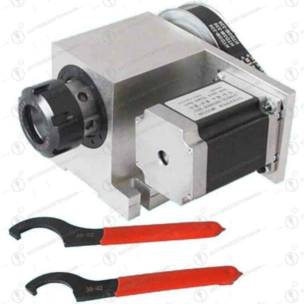 

CNC Rotational Hollow Shaft 4th Rotary Axis 4th Axis Router Rotational ER32 3-20mm Chuck a Axis for Engraving Machine