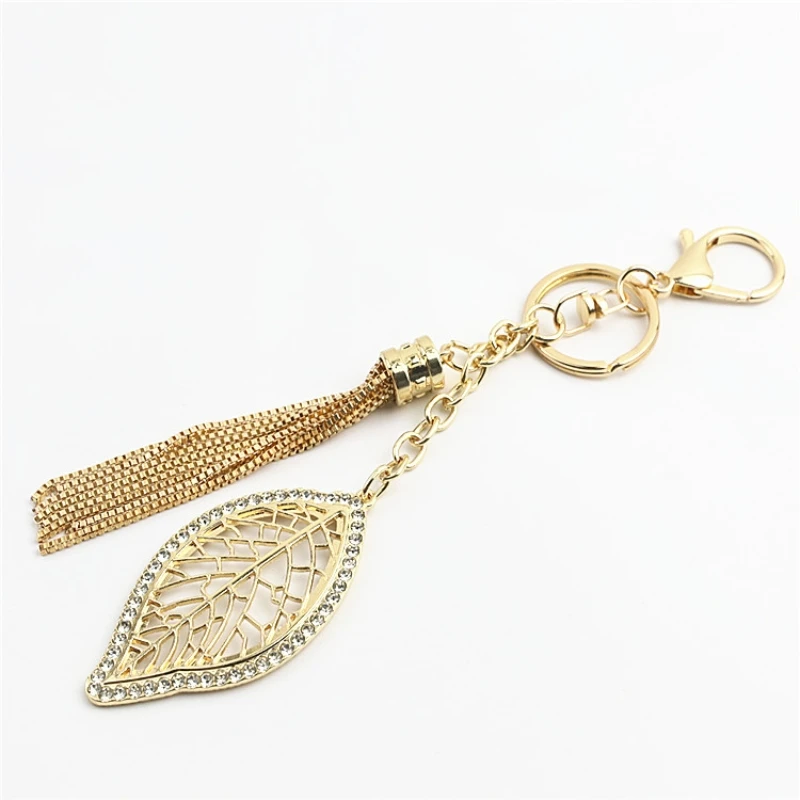 Metal Accessories Metal Jewelry Key Chain Leaf Pendant Small Hanging Ornaments Clothing Hardware Accessories