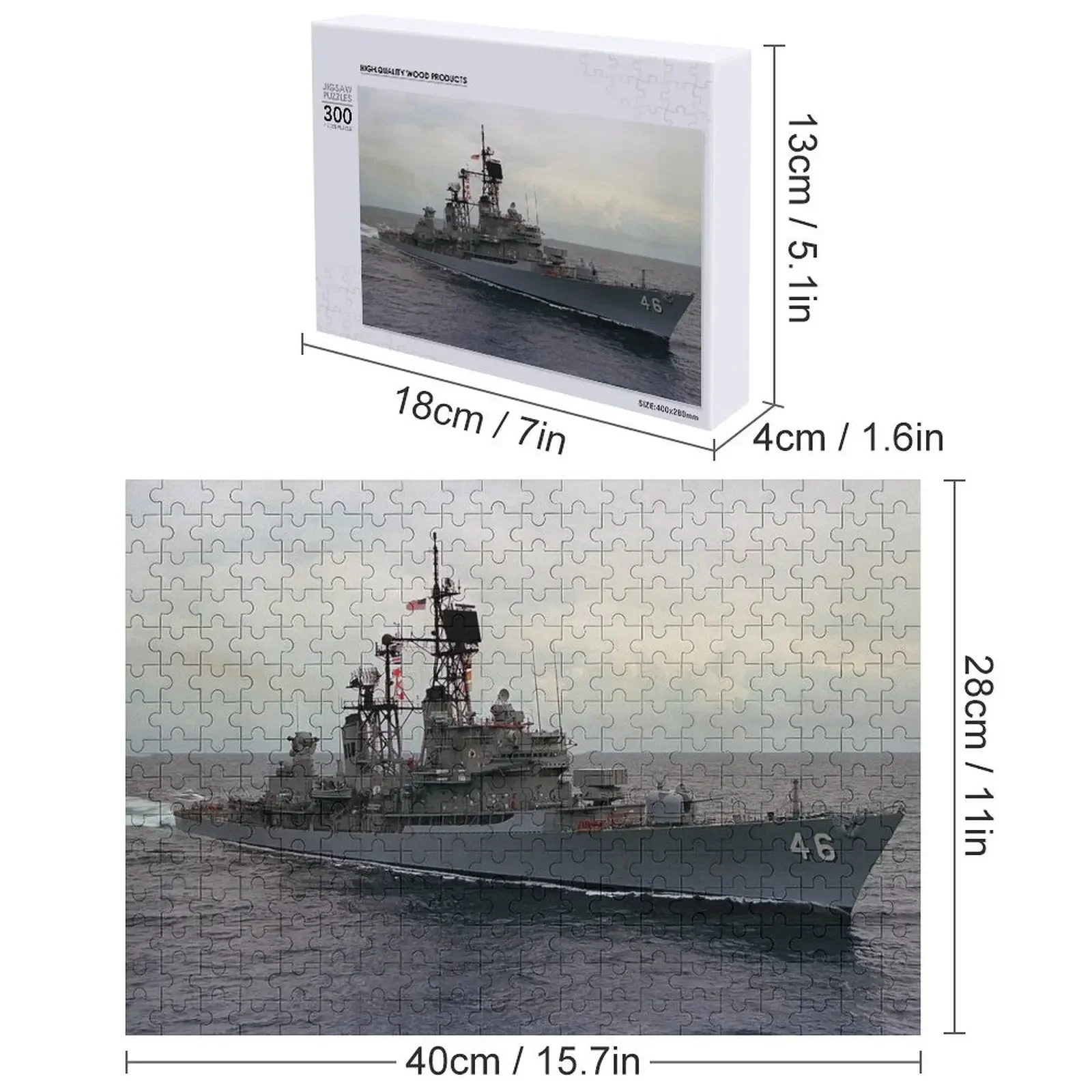 USS PREBLE (DDG-46) SHIP'S STORE Jigsaw Puzzle Personalized Toy Scale Motors Puzzle