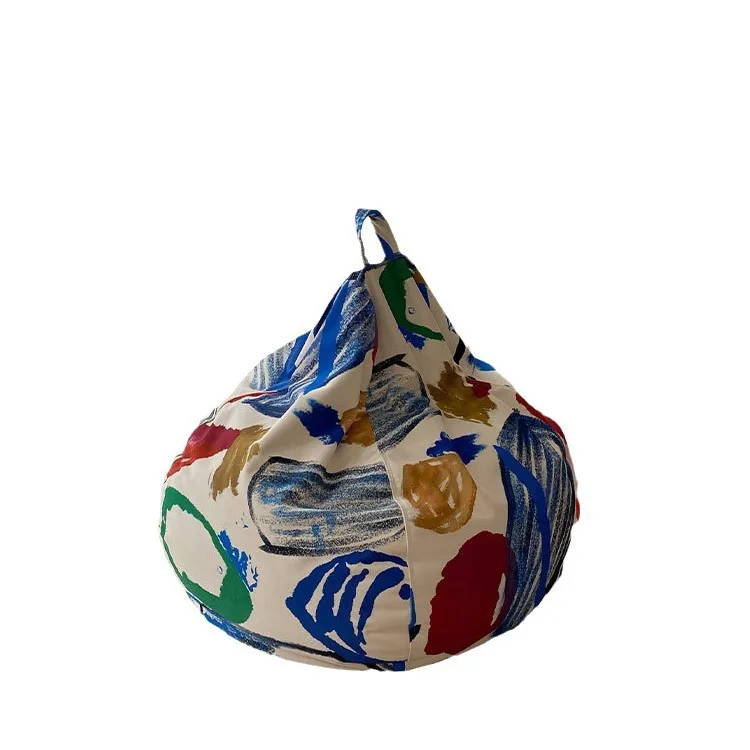 

Japanese Style Outdoor Bean Bag Sofa Water-Resistant Marine Vinyl Patio Furniture Chair Fabric Upholstery