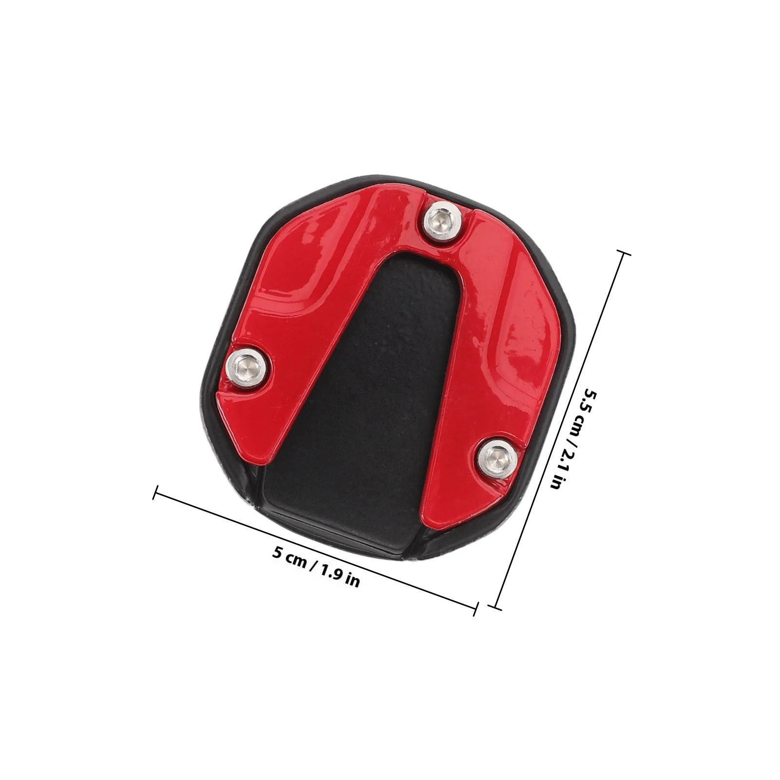 وسادة مسند للدراجة النارية موسعة ومضادة للانزلاق وقاعدة جانبية وحامل داعم لتمديد أجزاء الدراجة النارية المستقرة لوقوف السيارات #6