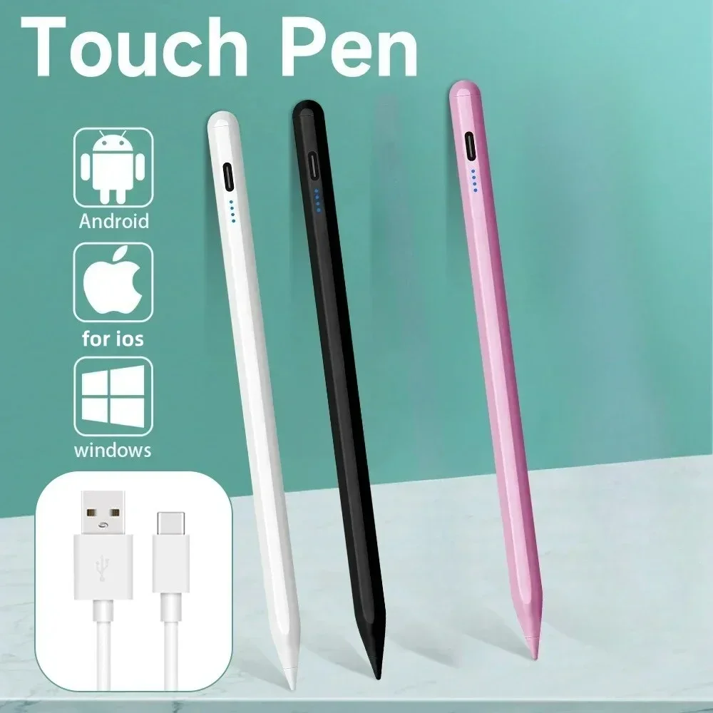 Universal Stylus Capacitive Touch Pencil For Apple iPad Xiaomi Magnetic Capacitive Touch Pencil Magnetic Anti-accidental touch