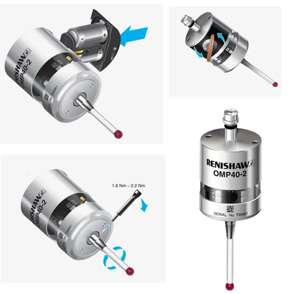 Originale Renishaw Renishaw Omp40 sonda a infrarossi accessori per macchine utensili Cnc ad alta precisione sonda Wireless