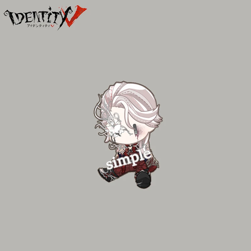 Cute Anime Game Identity V Acrylic Keychain Embalmer Doctor Gardener Coordinator Seer Postman Cartoon Figures Key Chain Llaveros