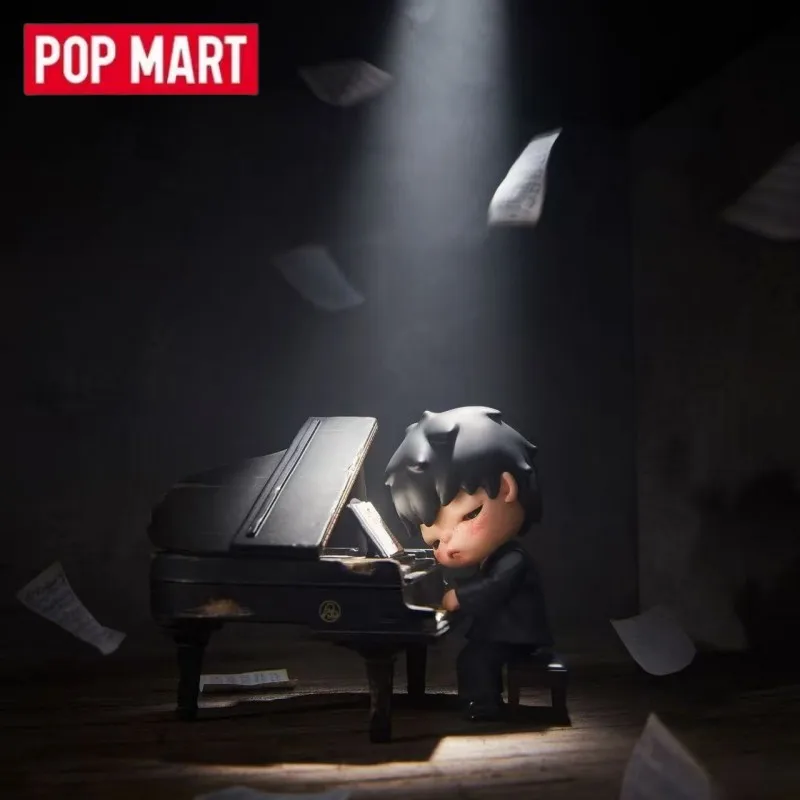 

Pop Mart Hirono серии PIANIST аниме фигурка Mystery Box игрушки куклы милые настольные украшения подарок модная слепая коробка игрушка