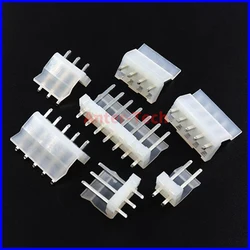 30set/lot 3.96 mm pitch CH3.96 - 2/3/4/5/6/7/8/9/12 Pin connector 50pcs Straight pin + 50pcs curved pin