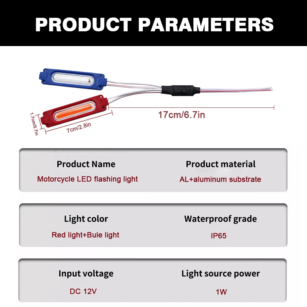 Module de Modification de voyant d'avertissement LED, 2 pièces, Module stroboscopique universel moulé par Injection pour éclairage de voiture et de moto
