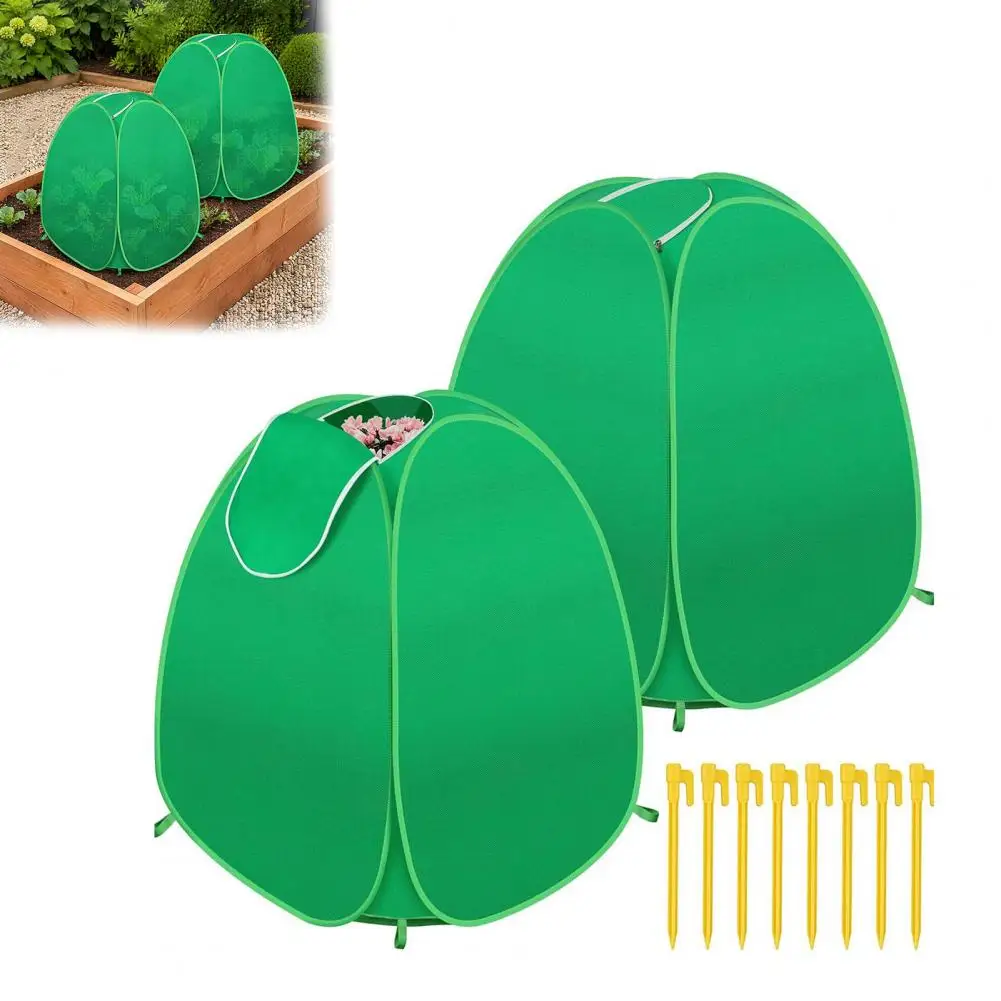 Winter Garden Plant Warmer Freeze Protection Plant Cover Tent with Zipper Window Winter Shrub Frost Guard Warm Outdoor Fruit