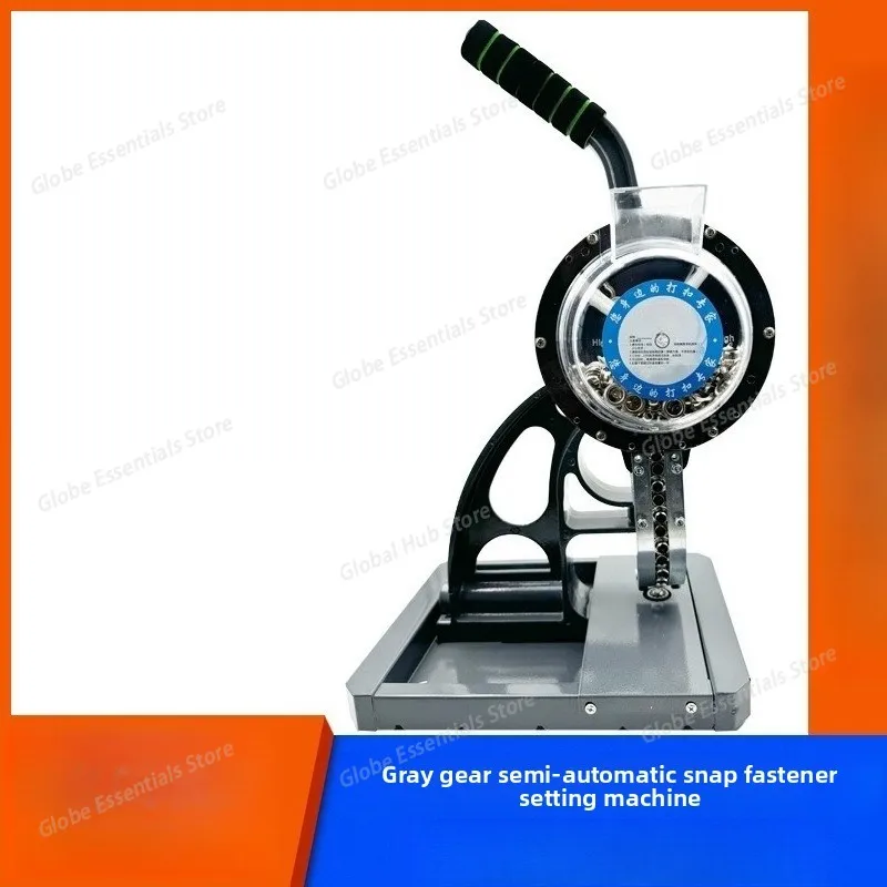 Semi-automatic Ring-free Buttoning Machine for Printing Fabric, Advertising Light Box Fabric, Banner Display Stand