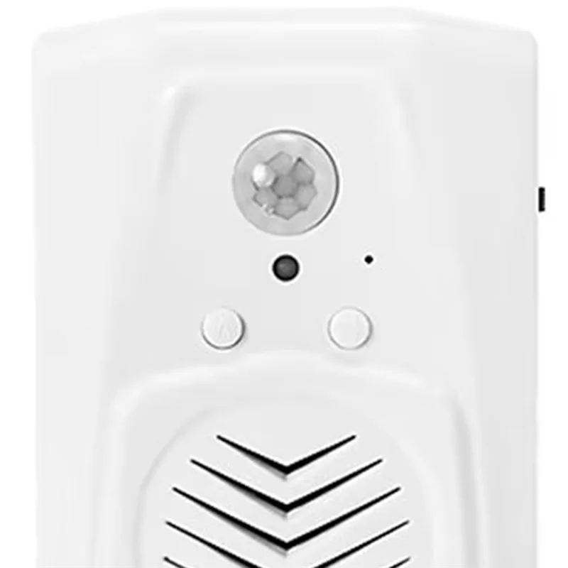 FULL-MP3 ออดอินฟราเรดไร้สาย PIR Motion Sensor Voice Prompter ยินดีต้อนรับกระดิ่งประตู