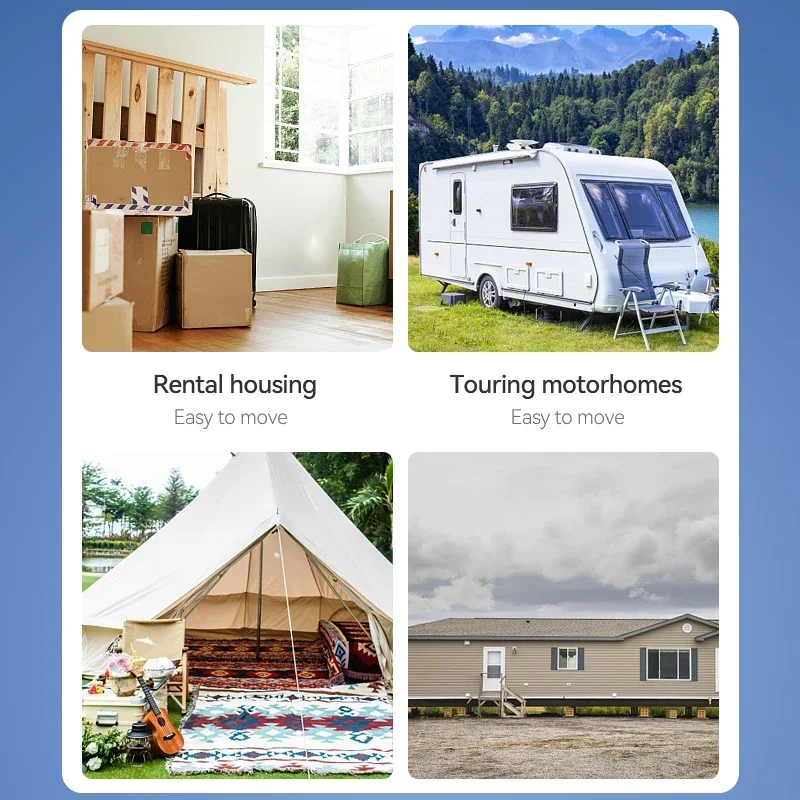 مكيف هواء محمول بمعايير الاتحاد الأوروبي والولايات المتحدة والاتحاد الأفريقي لاستخدام مكيف هواء صغير بضوضاء منخفضة