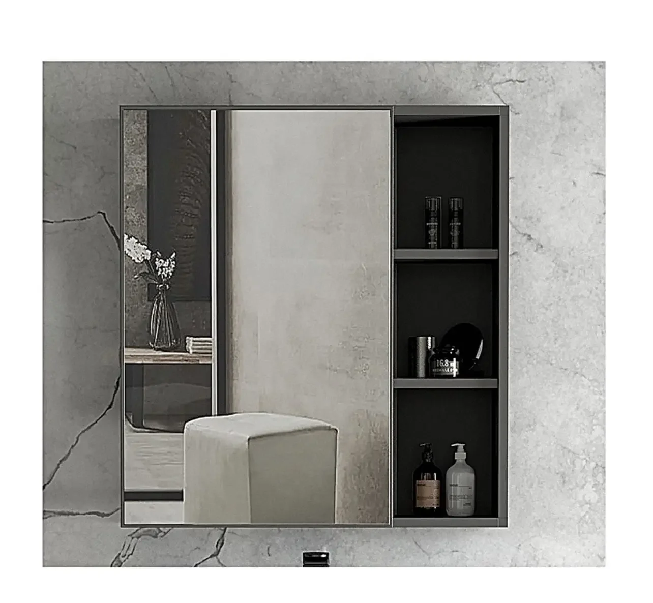 Popular Modern Best Quality Wall Mounted Bathroom Vanity Cabinet Set With different designs