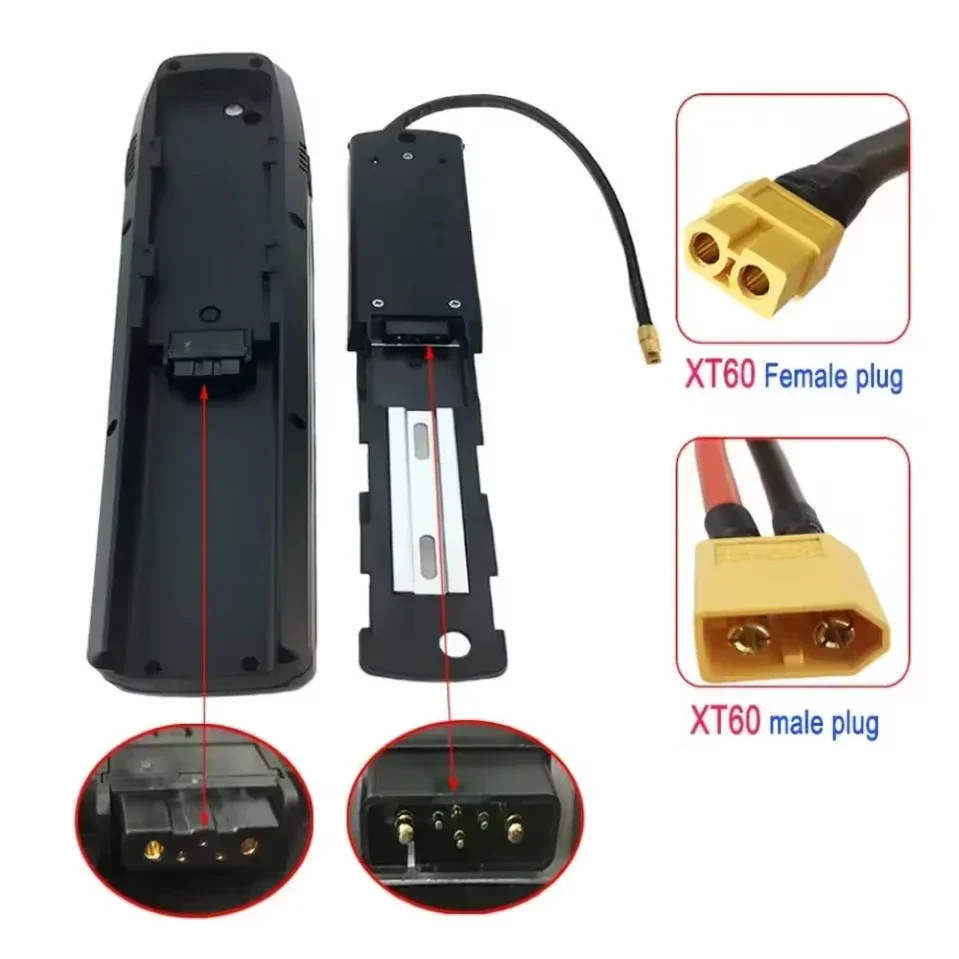 새로운 48V 15AH-30AH 하일롱/샤크 전기자전거 배터리 (250W-1000W 바팡 및 기타 전기자전거 개조 휠 키트용)(스마트 BMS 포함)+ 충전기