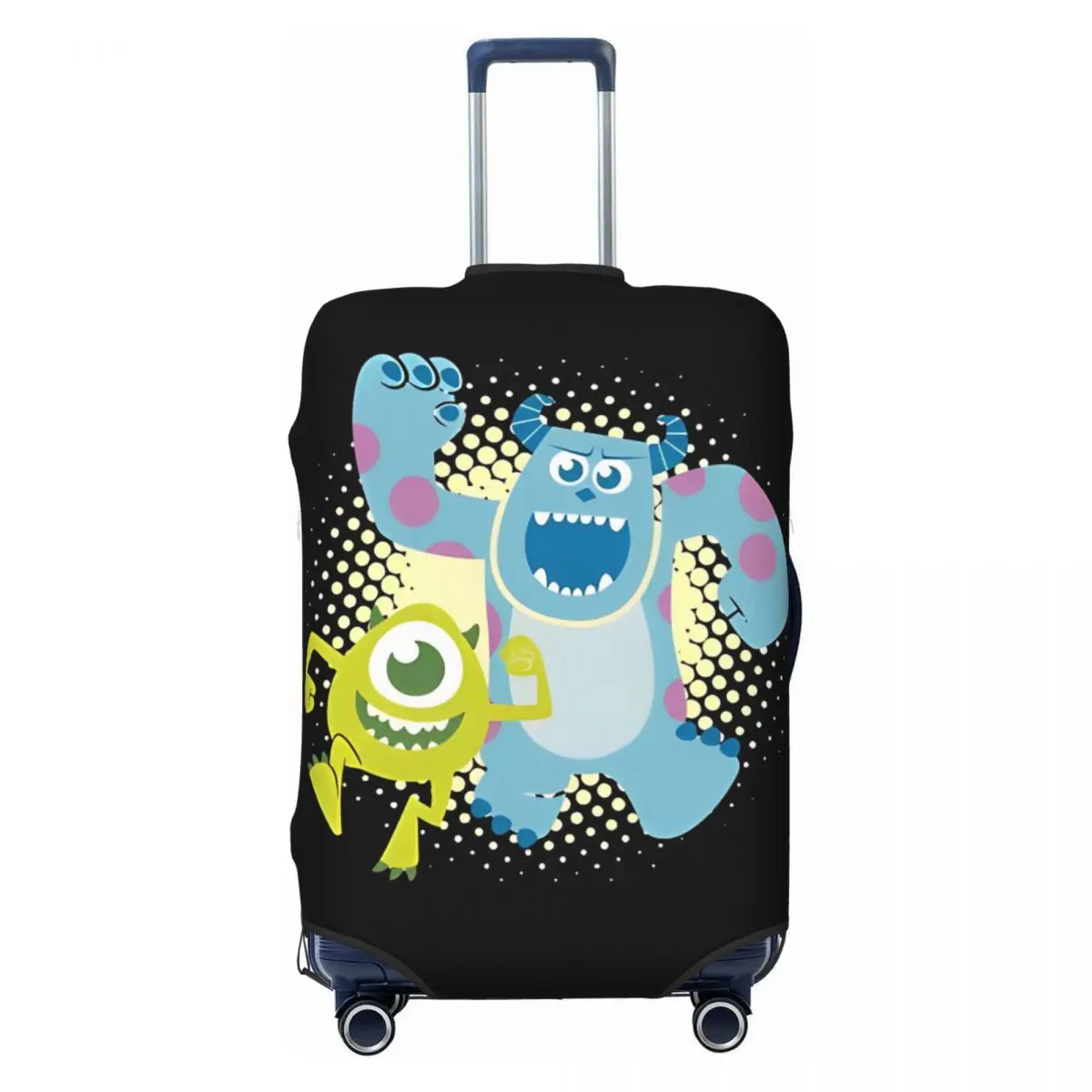 

James P. Sullivan Anime Cartoon Suitcase Cover Cruise Trip Protection Holiday Practical Luggage Supplies