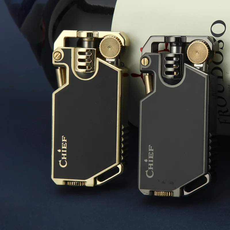 CHIEF Kerosene Windproof Lighter: Creative Design, Classic Resin Craft, High - end Luxury Gift for Men - Image 2