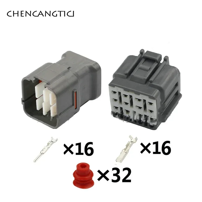 

1Set 16 Pin Sumitomo DL Automotive Waterproof Wire Connector Female Male Electrical Cable Plug And Terminals 6189-0715 6188-0495