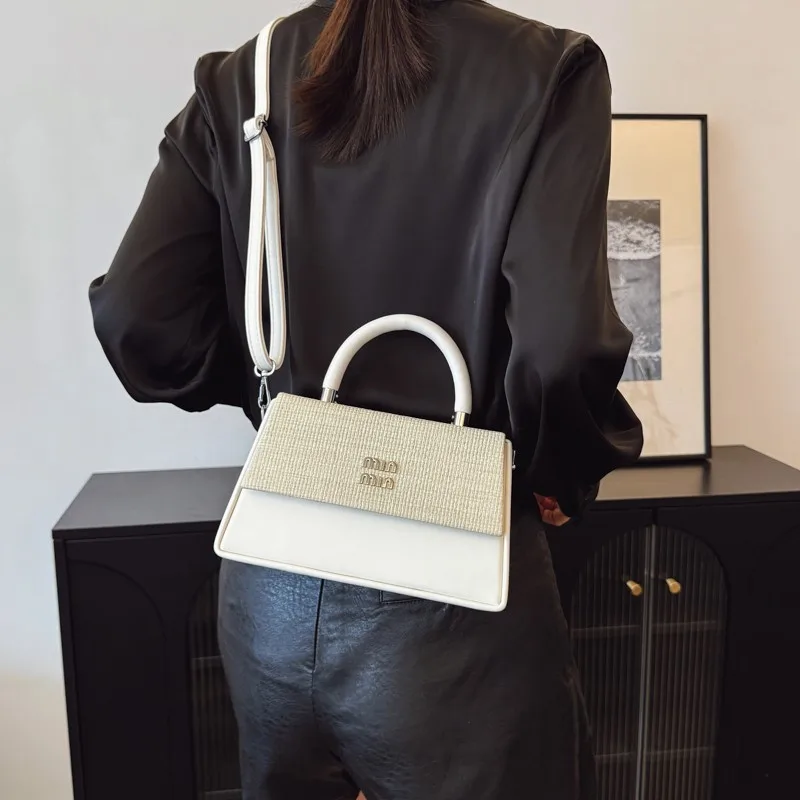 

2025 Women's Stylish Mini Square Bag Convertible Top Handle Crossbody Purse Vegan Leather Day to Night Shoulder Bag