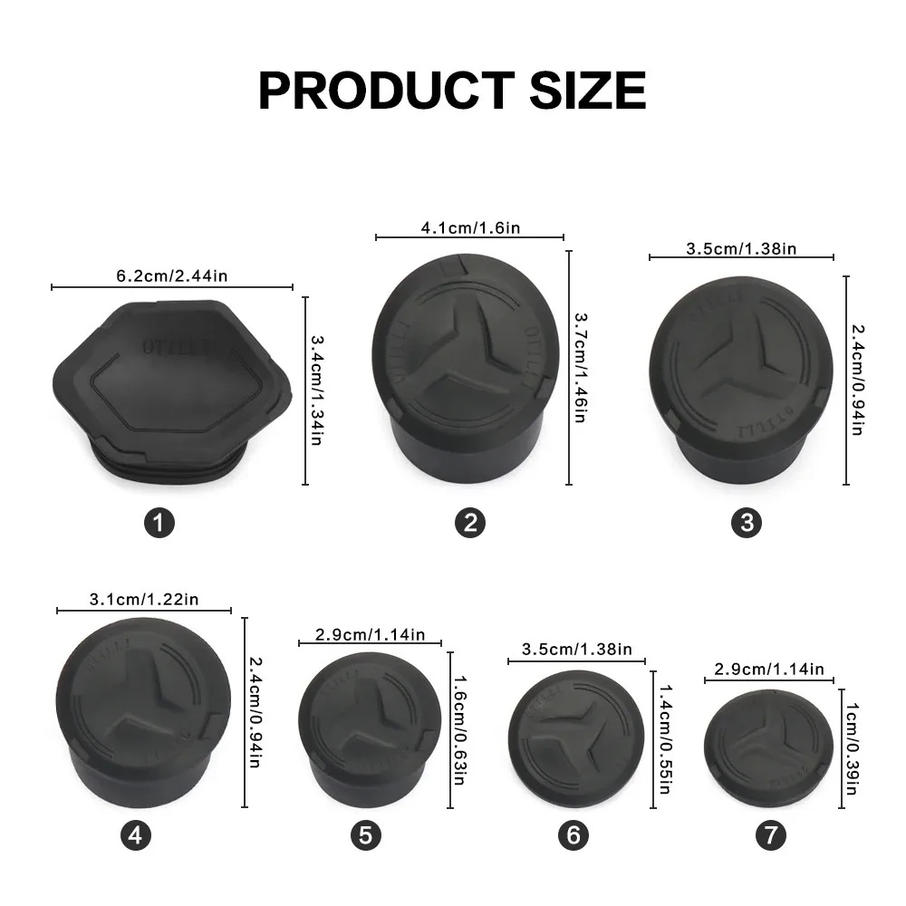 NEW Frame caps For BMW R 1300 GS R1300GS Adventure R1300 GS ADV 2023-2025 Motorcycle Frame Hole Caps Cover Plug Black With Logo