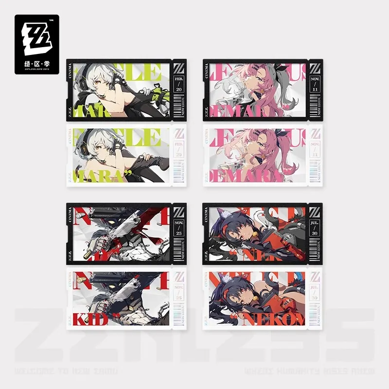 

Официальный набор коллекционных карточек miHoYo Zenless Zone Zero Art Series — товары для игр GentleHouse, аниме