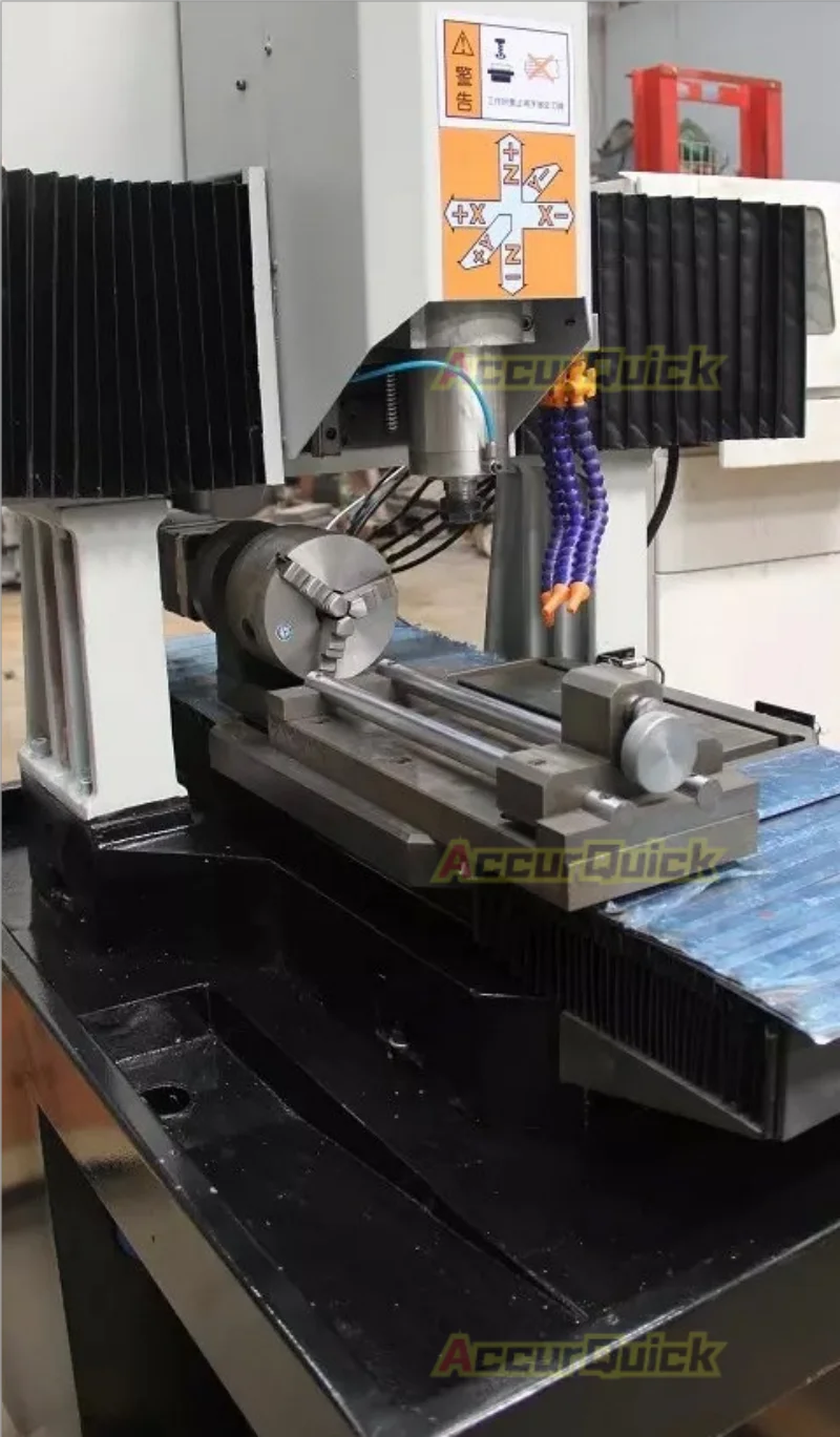 

4 Axis Metal CNC Router AccurQuick 4050 CNC Engraving for Mould Mold Engraving 3D Milling Machine