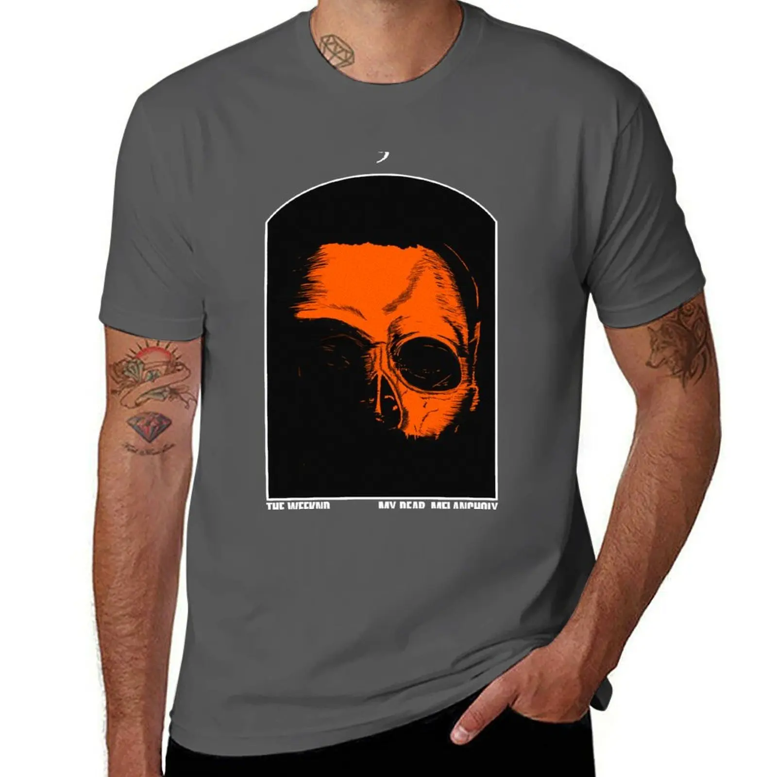 M.D.M SKULL T-Shirt cotton t shirts high quality anime t shirts for man T-Shirt