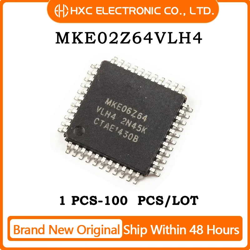 

5PCS/10PCS/50PCS/100PCS MKE02Z64VLH4 LQFP64 100% New Original IC MCU