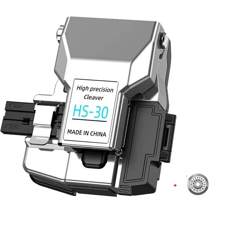 HS-30 Hoge Precisie Schroot Doos Optische Vezelmes Voor Fujikura Vezelmes Glasvezel Cutter met Afval Doos