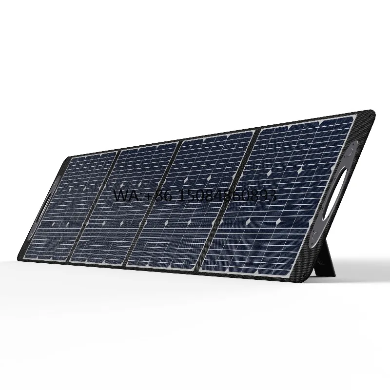 

200W IP68 Waterproof Foldable Solar Panel Outdoor RV Camping Off Grid Power Station Battery Charging
