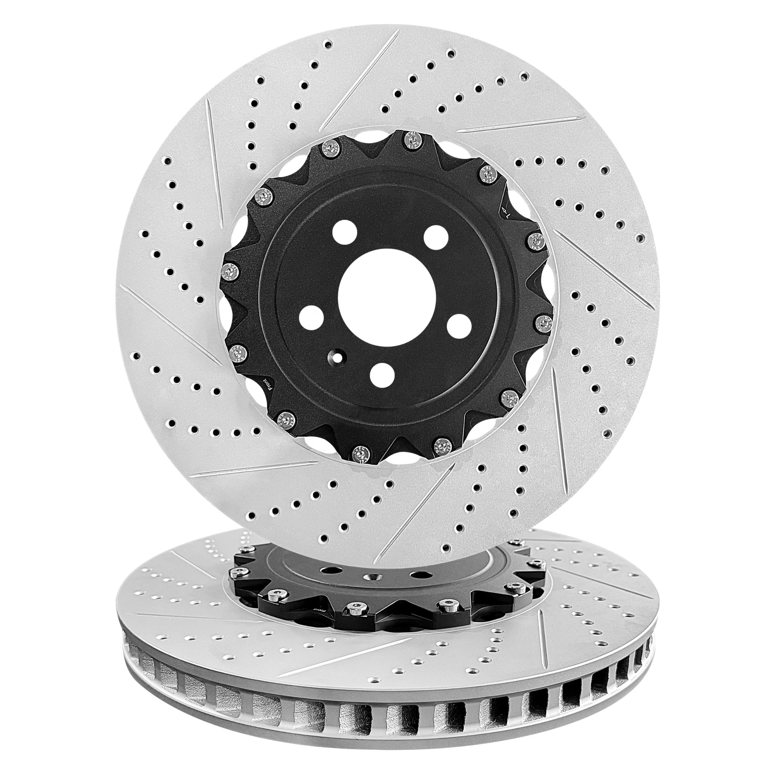 2026 New Cus tom Front 4H0615301AL 400MM 38MM 2 Piece Brake Disc for Au di