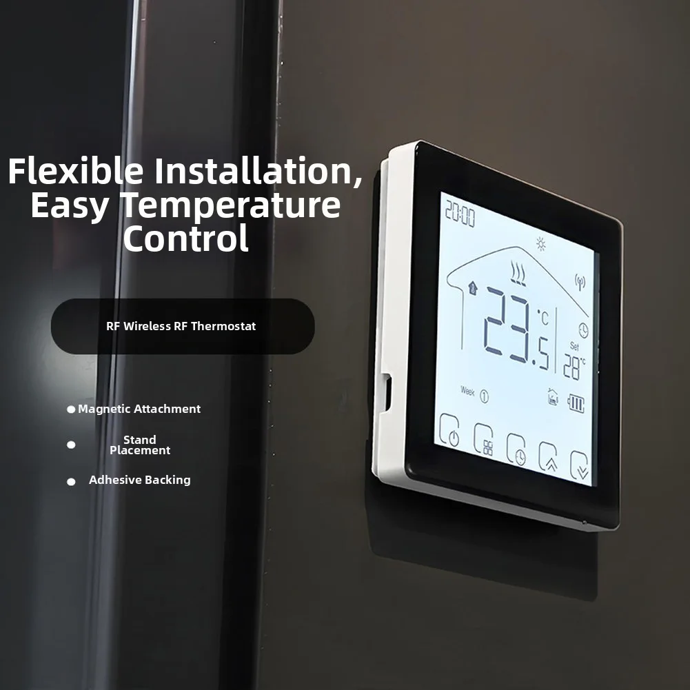 

Smart WiFi Touch Screen Temperature Controller For Floor Heating & Boilers Smart Temperature Remote Controller Thermostat