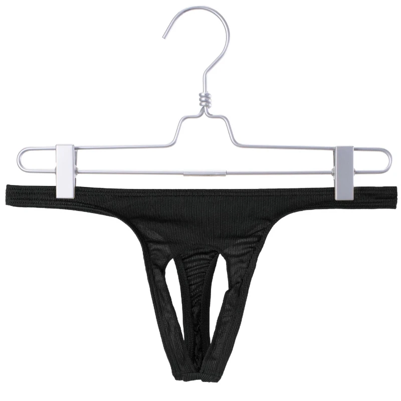 

Мужское нижнее белье с низкой талией, трусы-стринги с открытой промежностью, дышащие трусы с выпуклой сумкой, нижнее белье с вырезами, мужские трусы