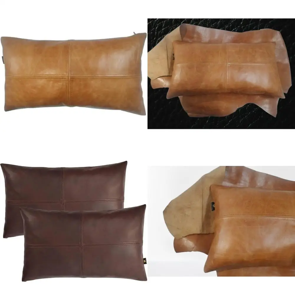 

Наволочка из 100% овечьей кожи - Чехол для диванной подушки - Декоративные чехлы для гостиной и спальни