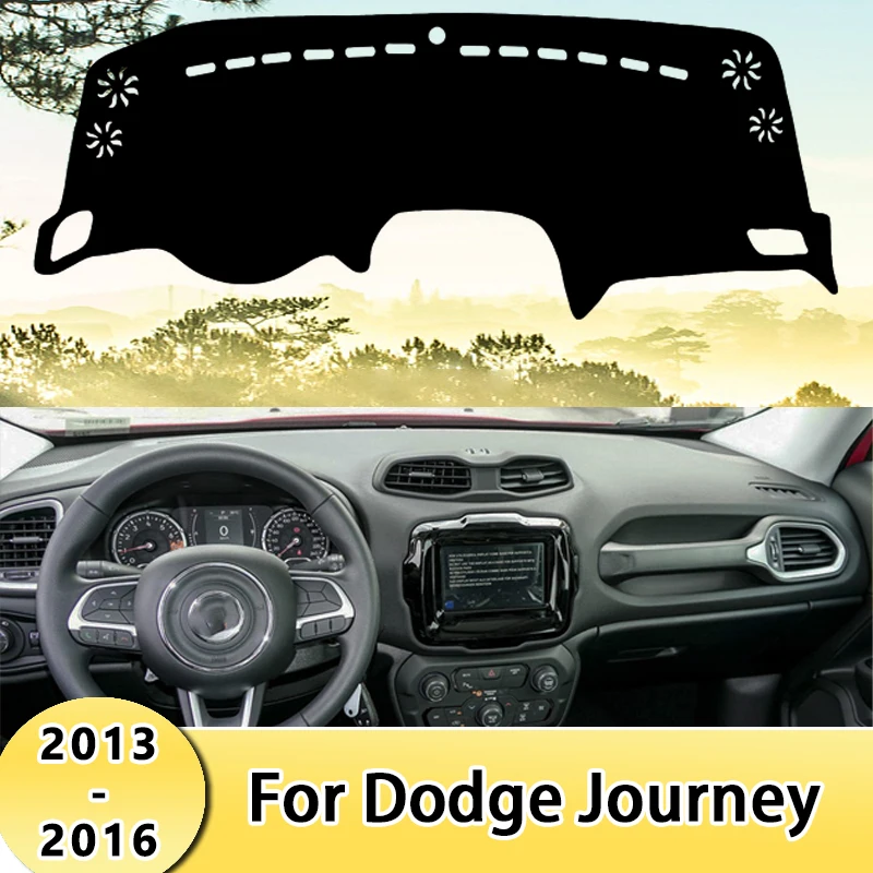 

Car Dashboard Cover Sun Shade Mats Avoid Light Pads Instrument Panel Protective Carpets For Dodge Journey 2013-2016 2014 2015