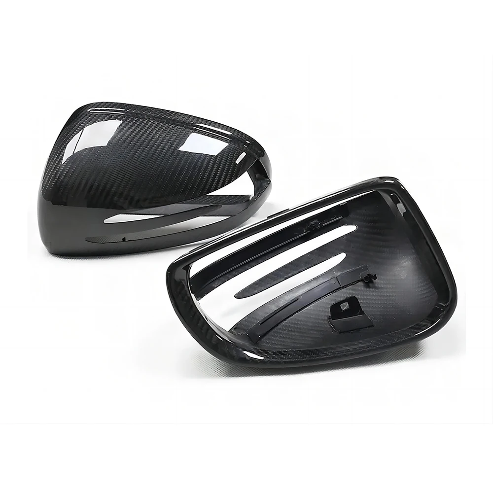 

Replacement Rearview Side Mirror Covers Cap For Mercedes Benz R172 C197 SLK SLS SLC Class OEM Style Dry Carbon Fiber Shell