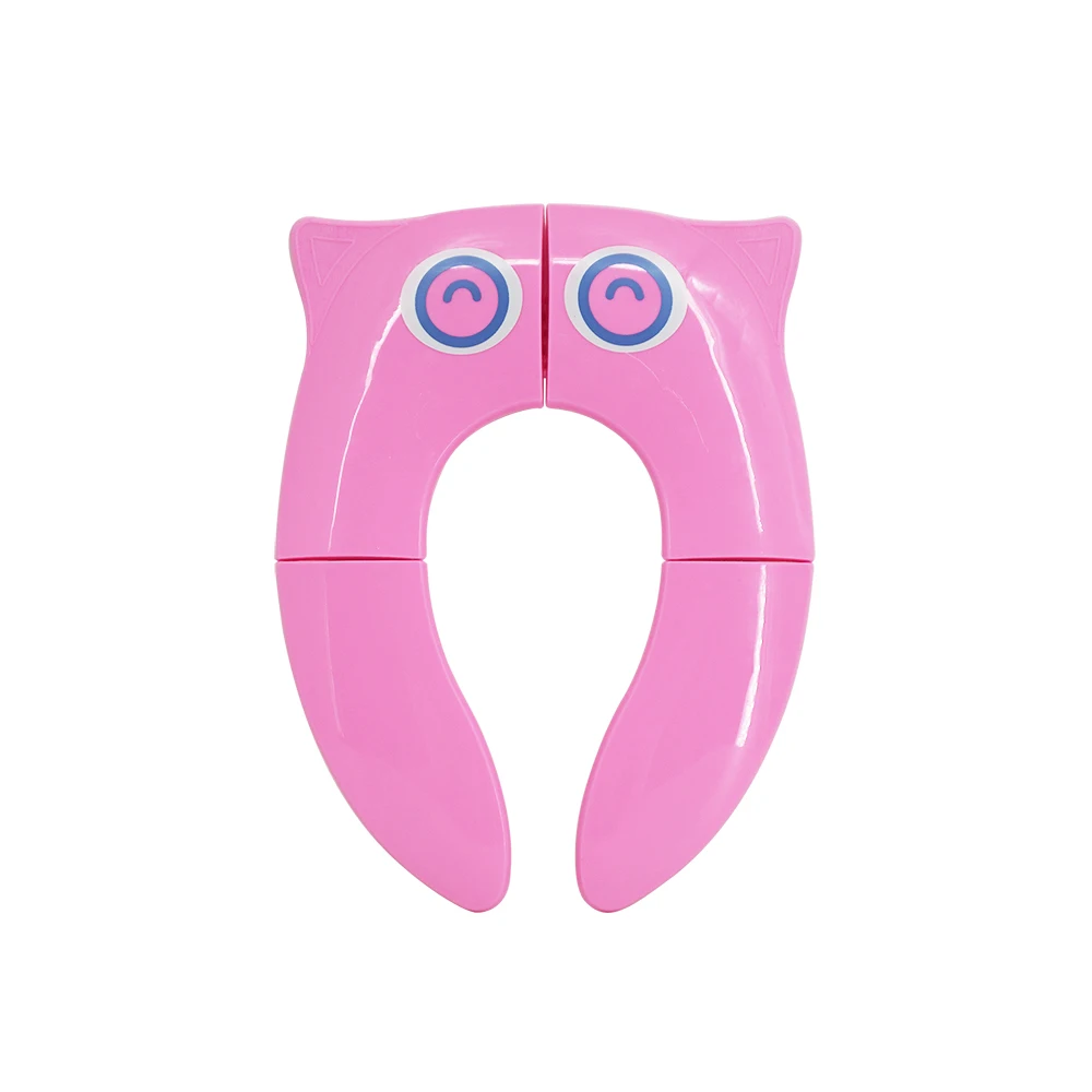 

1 шт., детское портативное складное дорожное сиденье для унитаза с нескользящей силиконовой накладкой, сиденье для приучения к горшку, кольцо для унитаза